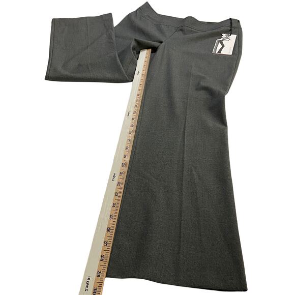The Limited "Avery" Stretch Gray Side Zip Straight Leg Pants Size 10 - Picture 6 of 11